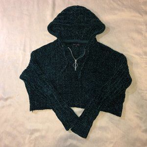 Kendall & Kylie Cropped knit sweater